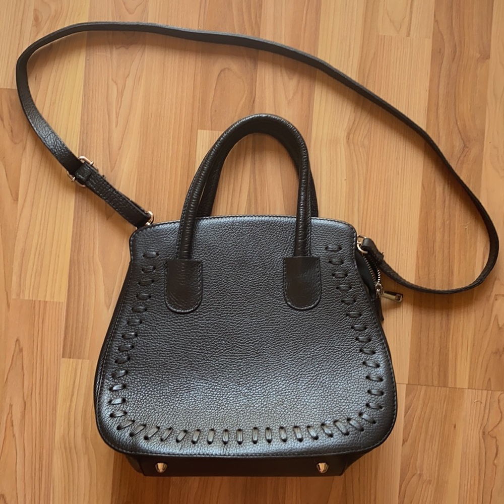 Roberta M Italian Leather Convertible Crossbody